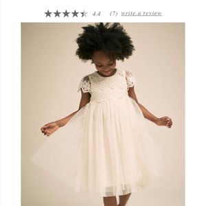 BHLDN Flower Girl Dress - 2-3T + Ballerina Shoes